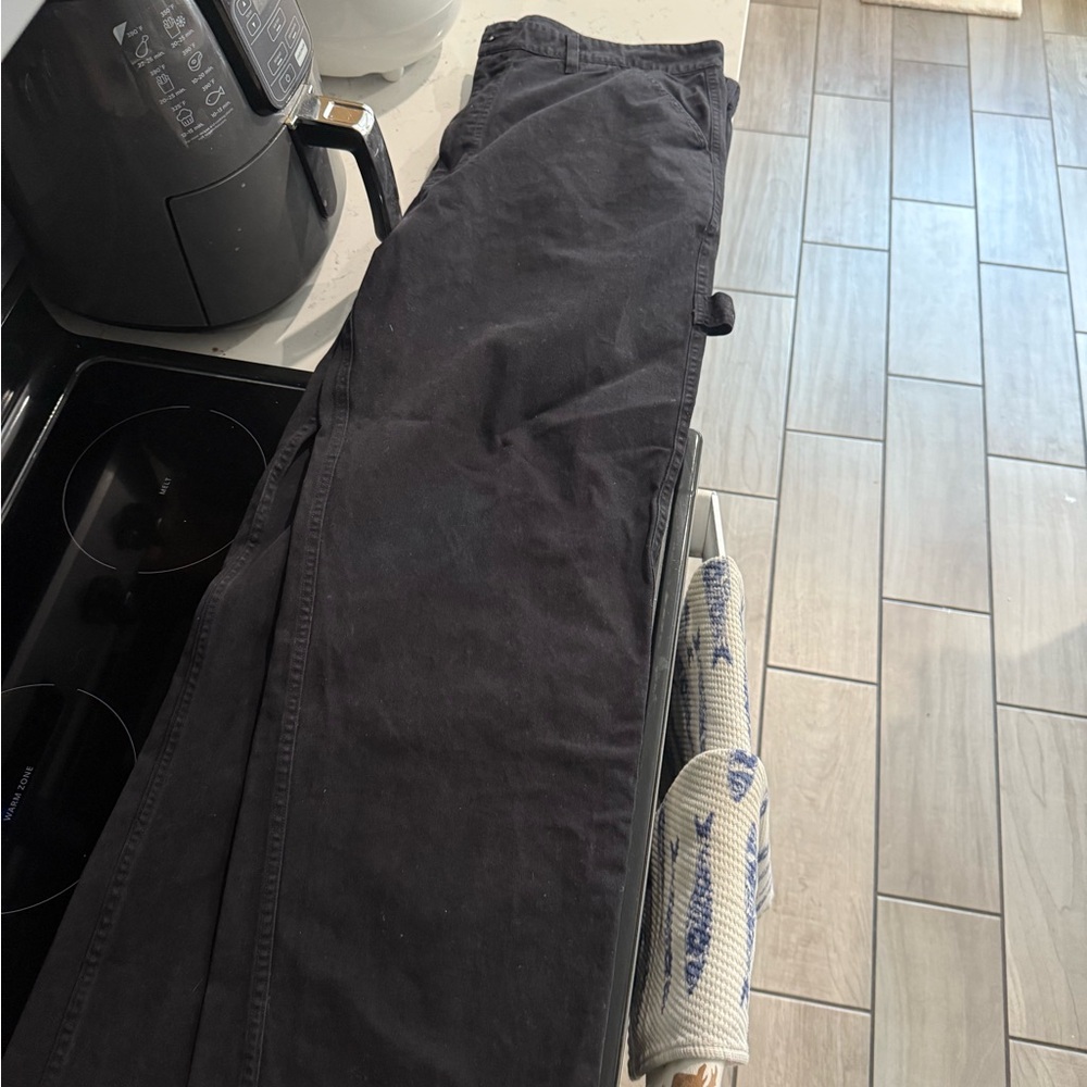 Black Baggy Denim Jeans - Awake New York